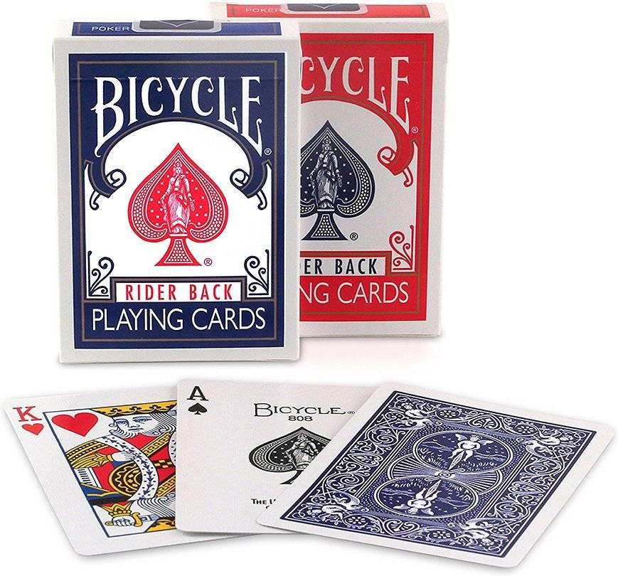 ΤΡΑΠΟΥΛΑ BICYCLE 807 CLASSIC TUCK RIDER BACK STANDARD INDEX ΚΟΚΚΙΝΗ