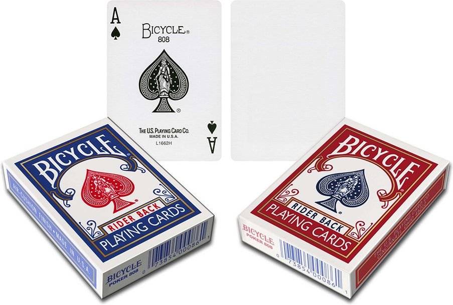 BICYCLE ΤΡΑΠΟΥΛΑ BICYCLE BLANK BACK/STANDARD FACE ΜΠΛΕ