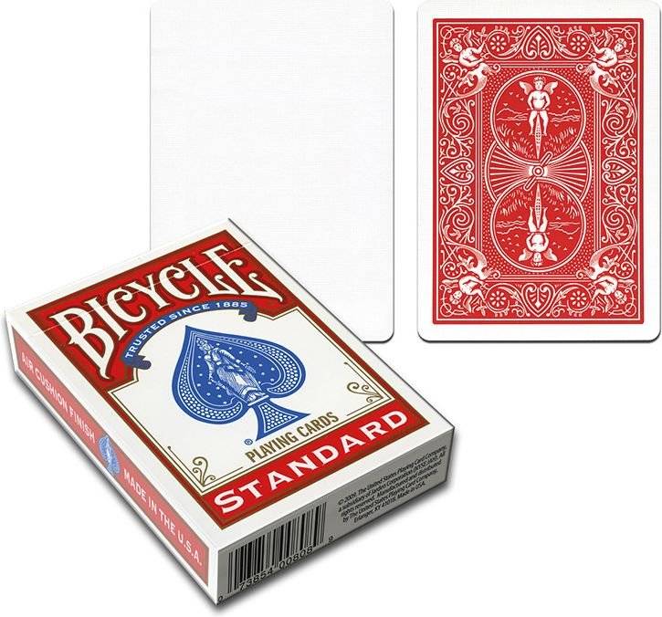 ΤΡΑΠΟΥΛΑ BICYCLE BLANK FACE RED BACK