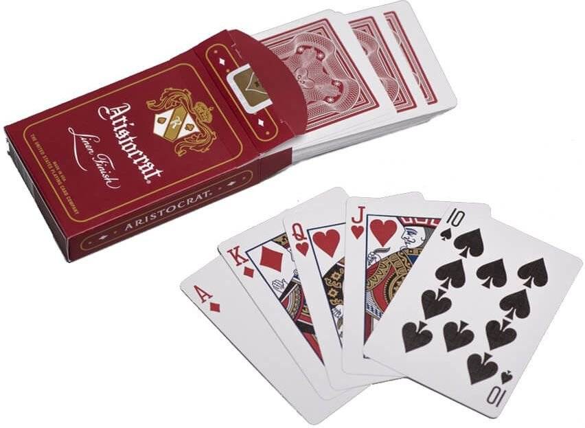 ΤΡΑΠΟΥΛΑ BICYCLE ARISTOCRAT VINTAGE 727 MIX ΚΟΚΚΙΝΗ