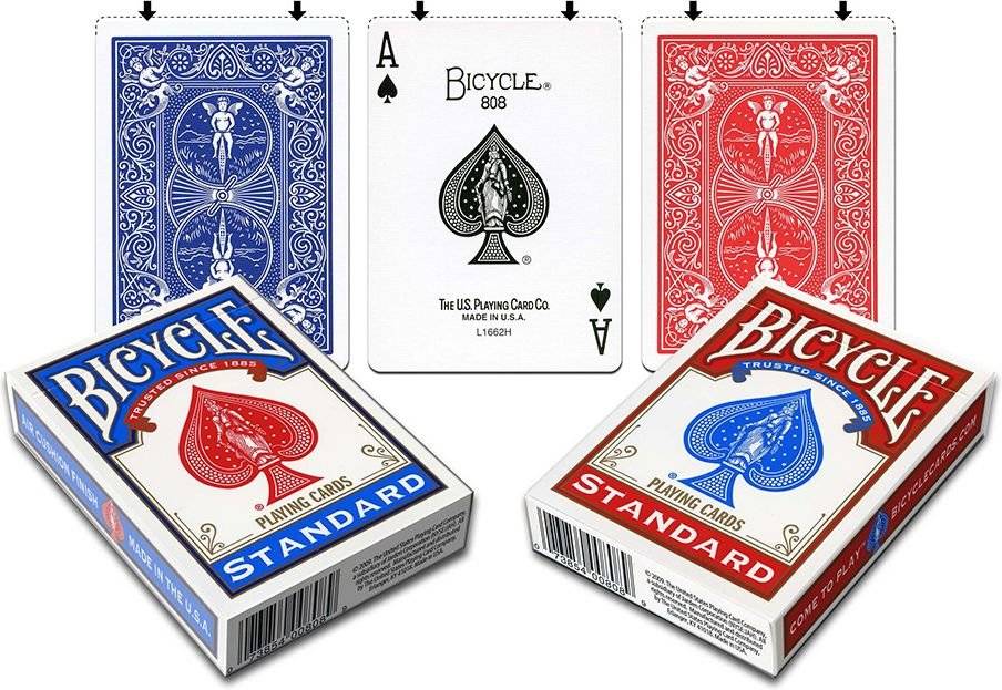 ΤΡΑΠΟΥΛΑ BICYCLE SHORT DECKS BLUE BACK BICYCLE