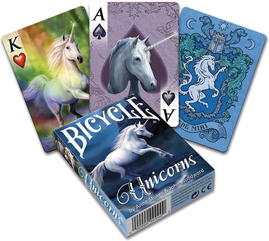 ΤΡΑΠΟΥΛΑ BICYCLE ANNE STOKES UNICORNS