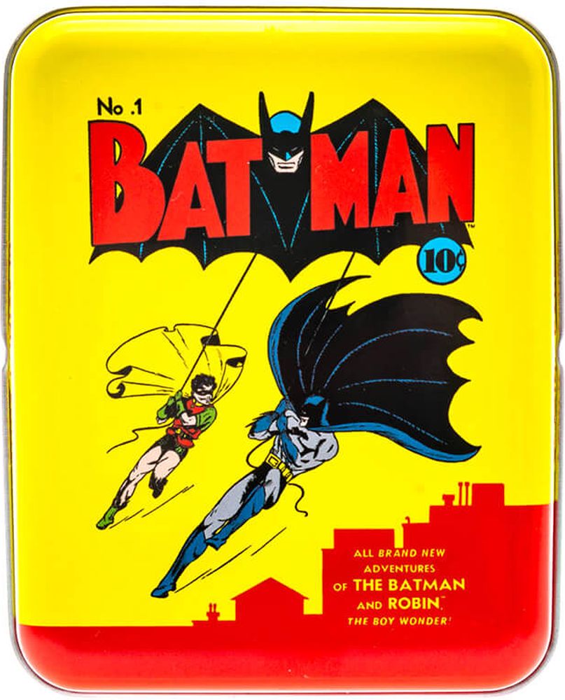 CARTAMUNDI ΤΡΑΠΟΥΛΑ CARTAMUNDI WARNER COMIC BATMAN ΣΕ ΜΕΤΑΛΛΙΚΟ ΚΟΥΤΙ