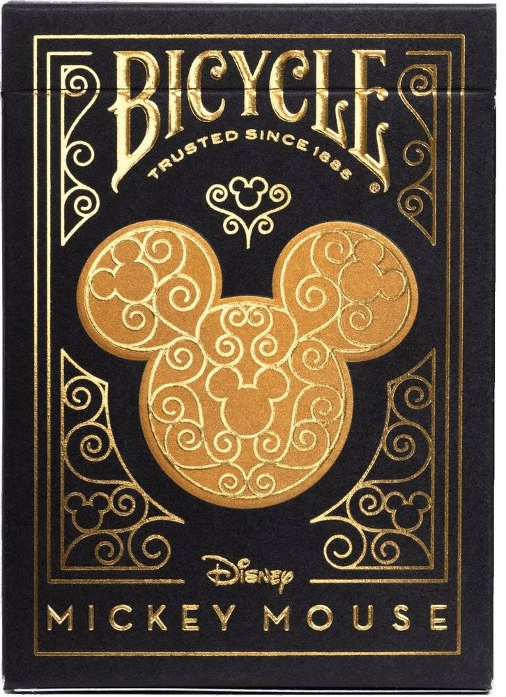 ΤΡΑΠΟΥΛΑ BICYCLE BLACK AND GOLD MICKEY