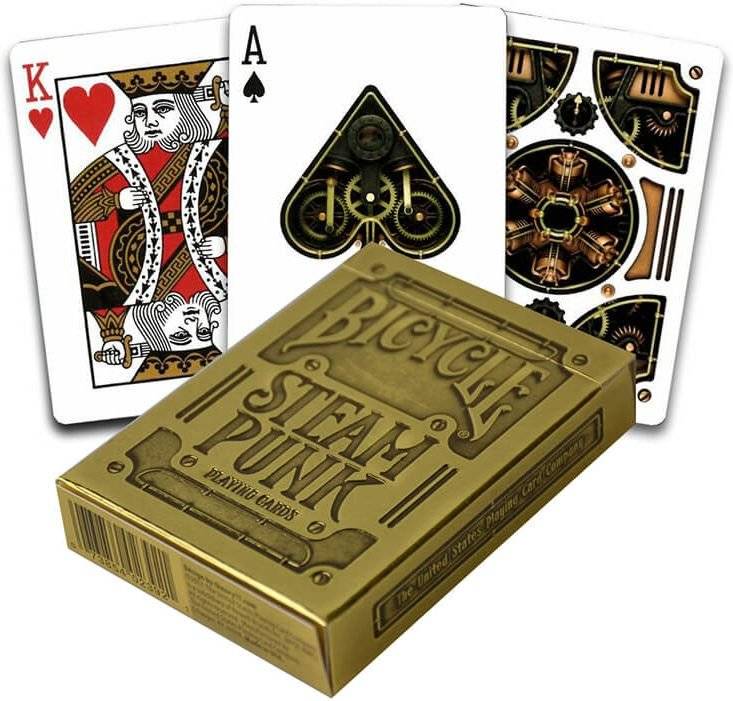 ΤΡΑΠΟΥΛΑ BICYCLE STEAMPUNK GOLD BICYCLE