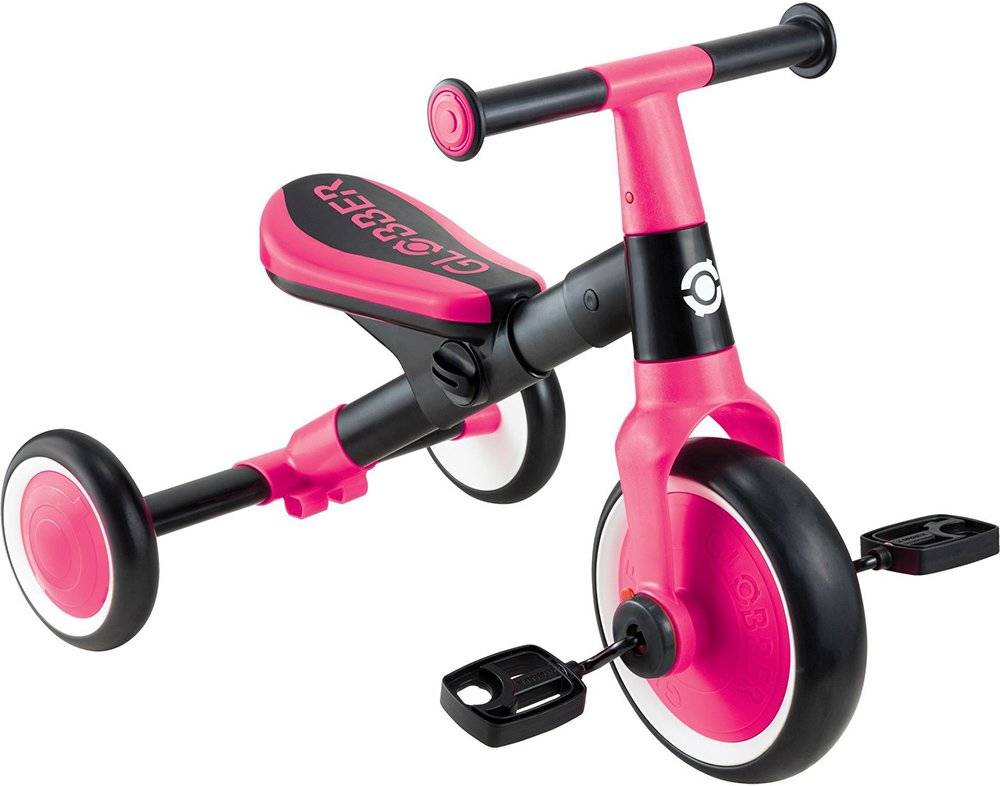 GLOBBER ΤΡΙΚΥΚΛΟ GLOBBER LEARNING TRIKE 2 IN 1 FUCHSIA