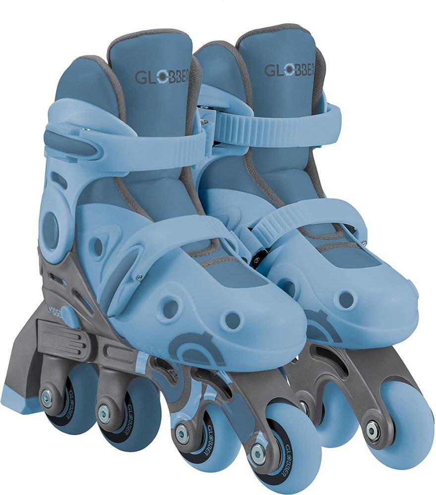 GLOBBER INLINE SKATES 2 IN 1 NO 30-33 ASH BLUE (783-200)