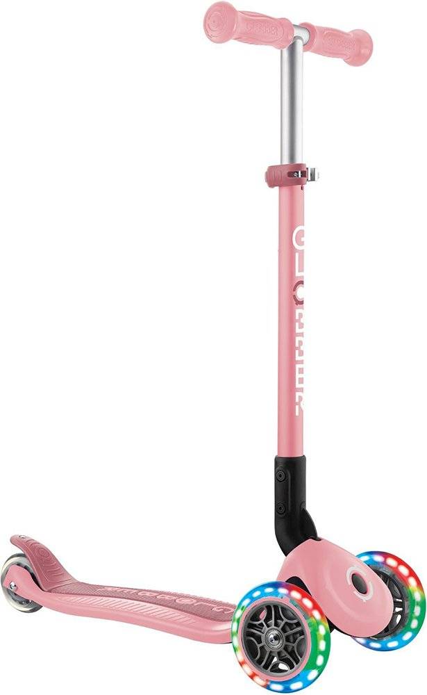 ΠΑΤΙΝΙ GLOBBER PRIMO ΑΝΑΔΙΠΛΟΥΜΕΝΟ LIGHTS PASTEL PINK GLOBBER