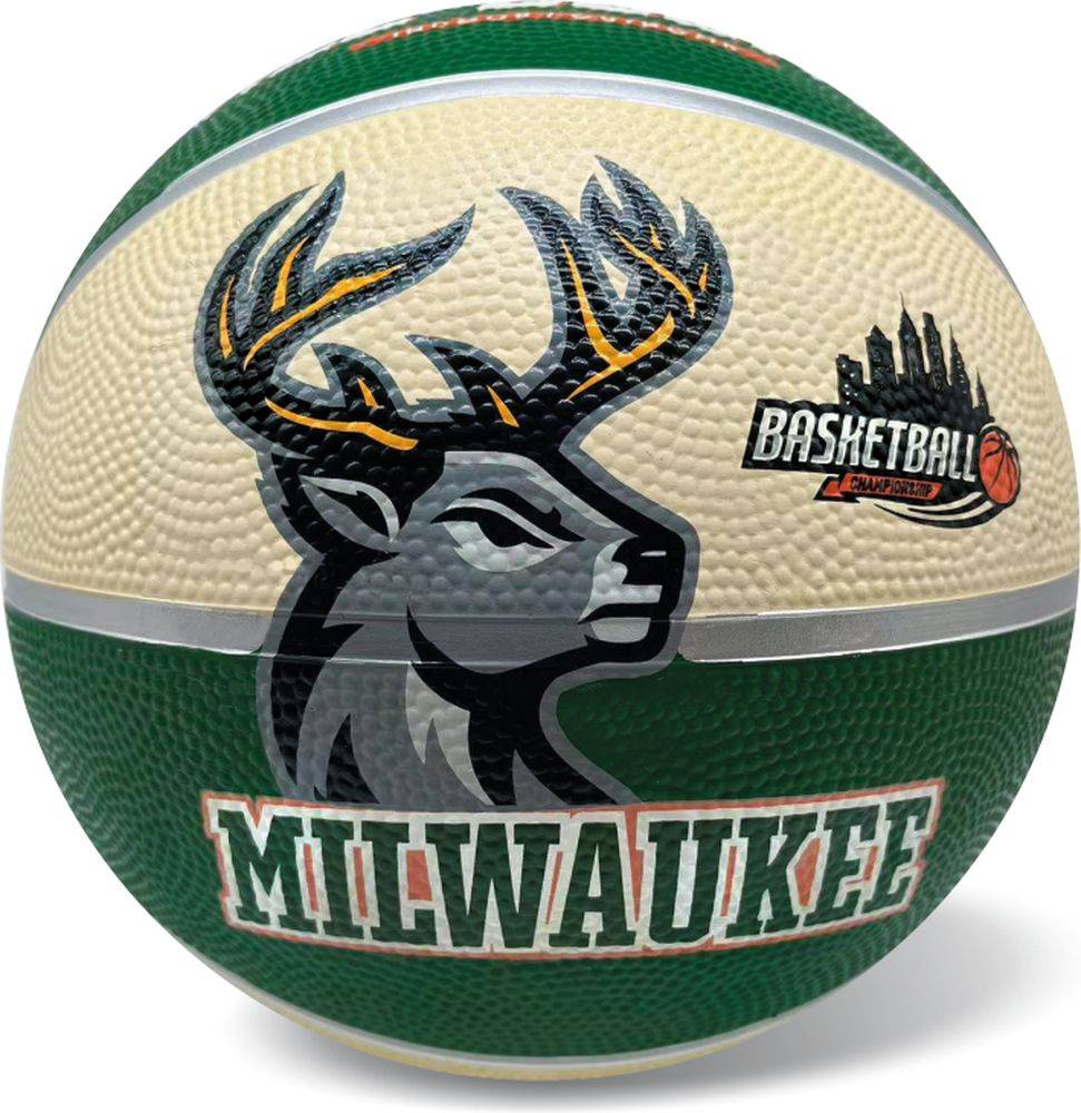 STAR TOYS ΜΠΑΛΑ BASKET ΠΡΑΣΙΝΟ-ΜΠΕΖ - S .7