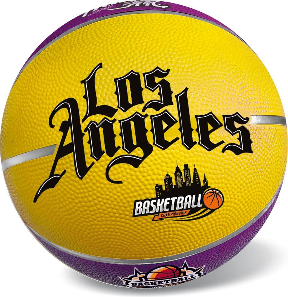 STAR TOYS ΜΠΑΛΑ BASKET ΜΩΒ-ΚΙΤΡΙΝΟ - S.7