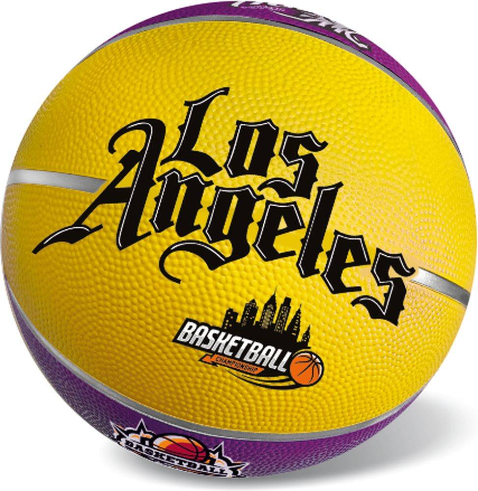 STAR TOYS ΜΠΑΛΑ BASKET ΜΩΒ-ΚΙΤΡΙΝΟ - S.1