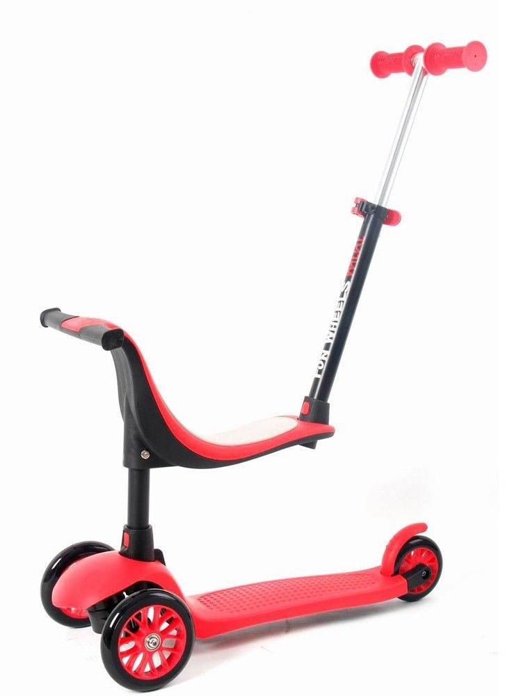 ΠΑΤΙΝΙ TS COLLECTION FUN WHEEL MINI ΜΕ ΚΑΘΙΣΜΑ 3 ΣΕ 1 ΚΟΚΚΙΝΟ