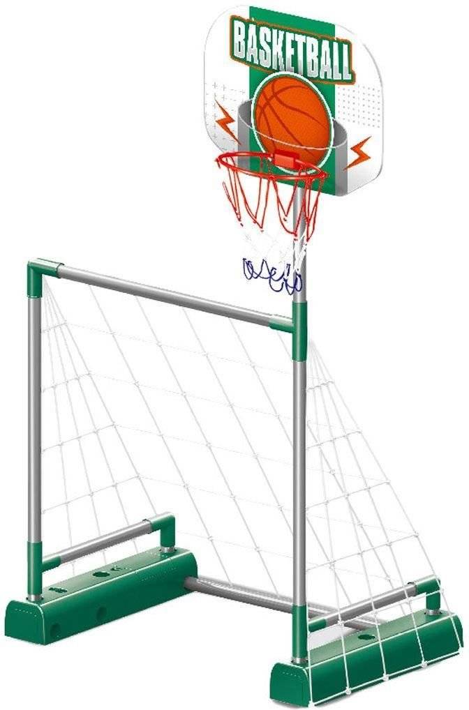 LUNA ΤΕΡΜΑ ΠΟΔΟΣΦΑΙΡΟΥ - ΜΠΑΣΚΕΤΑ ΜΕ ΜΠΑΛΑ 2ΙΝ1 LUNA 63Χ50Χ82ΕΚ