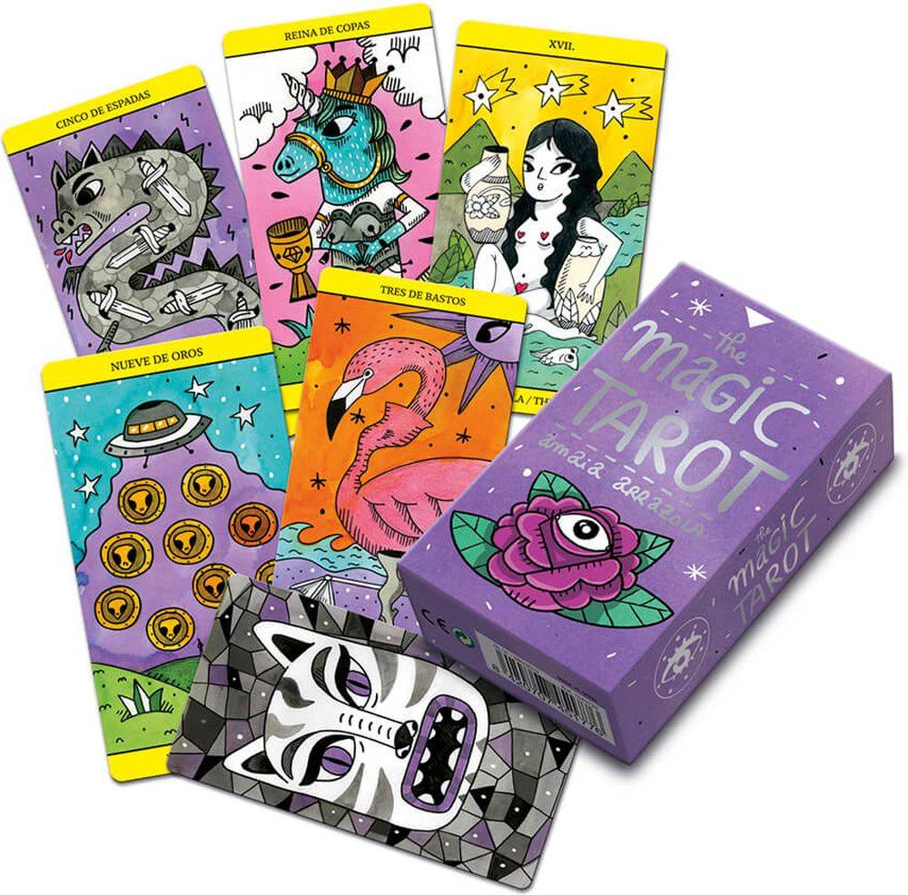 ΤΡΑΠΟΥΛΑ ΤΑΡΩ FOURNIER MAGIC TAROT BY AMAIA ARRAZOLA