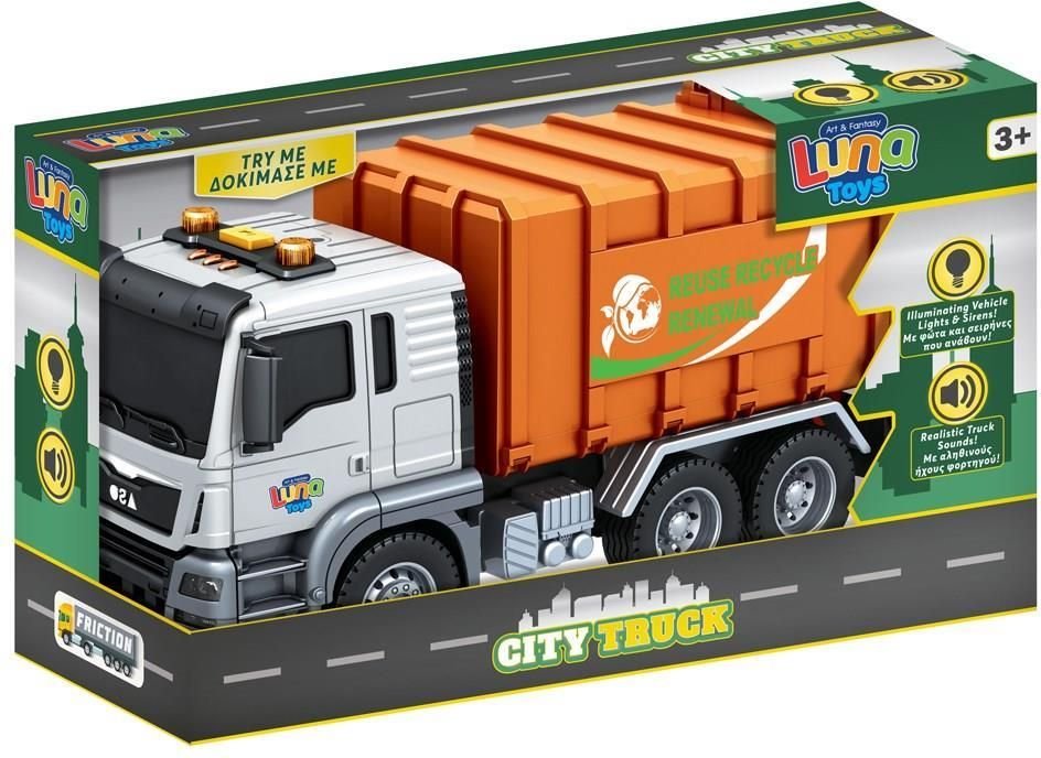 LUNA ΑΠΟΡΡΙΜΜΑΤΟΦΟΡΟ SURFING FRICTION LUNA TOYS 1:14 ΜΕ ΦΩΣ ΚΑΙ ΗΧΟ
