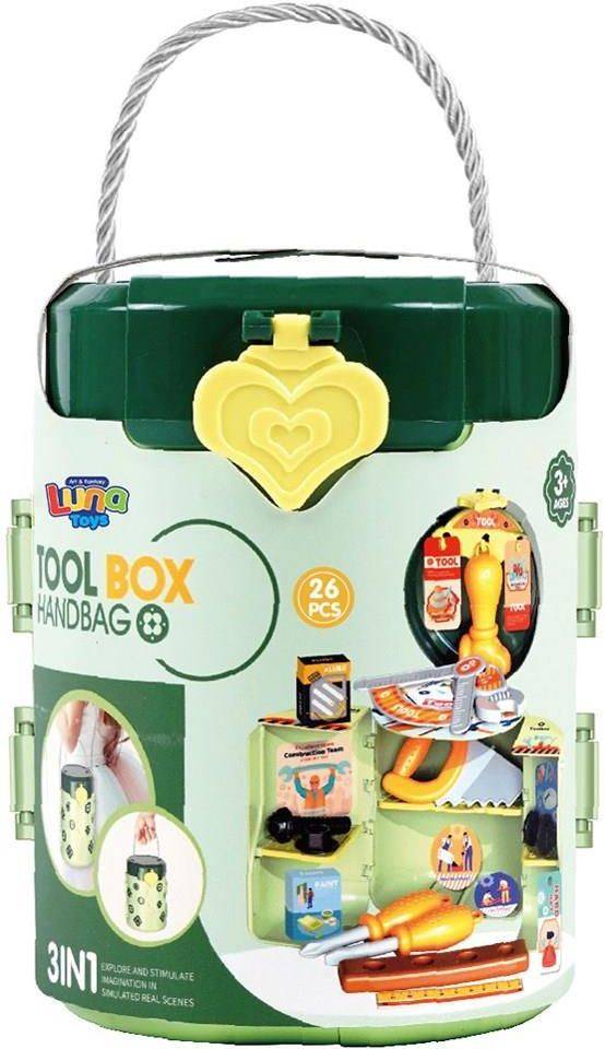 LUNA ΒΑΛΙΤΣΑΚΙ ΕΡΓΑΛΕΙΑ LUNA TOYS ΣΕΤ 26 ΤΜΧ. 12X13X24 ΕΚ.