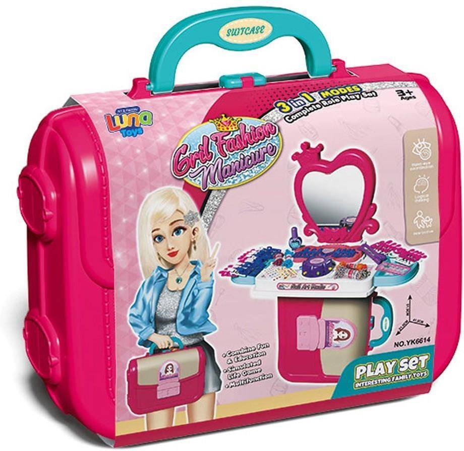 ΒΑΛΙΤΣΑΚΙ ΜΑΝΙΚΙΟΥΡ ΣΕΤ LUNA TOYS 22X10X22 ΕΚ. LUNA