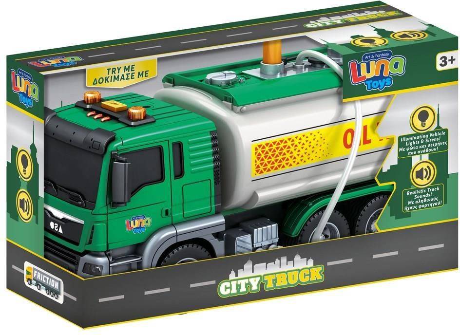 LUNA ΒΥΤΙΟΦΟΡΟ FRICTION LUNA TOYS 1:14, ΜΕ ΦΩΣ ΚΑΙ ΗΧΟ