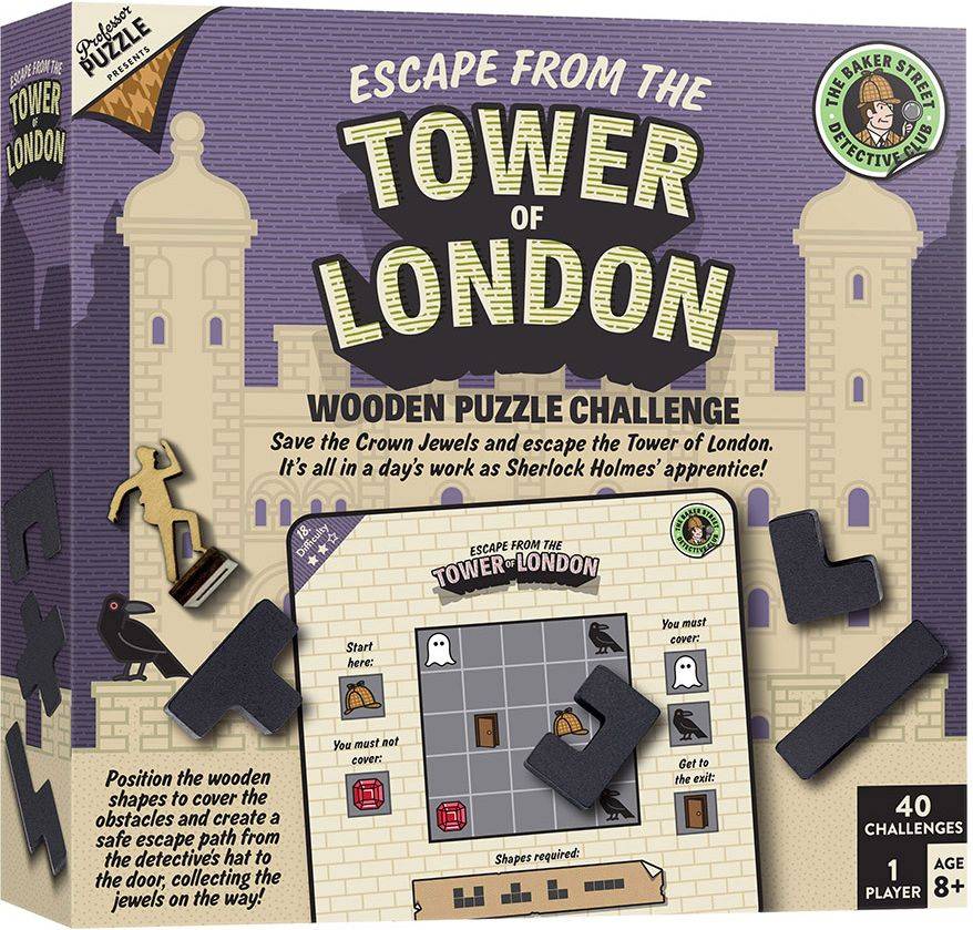 ESCAPE FROM THE TOWER OF LONDON PROFESSOR PUZZLE