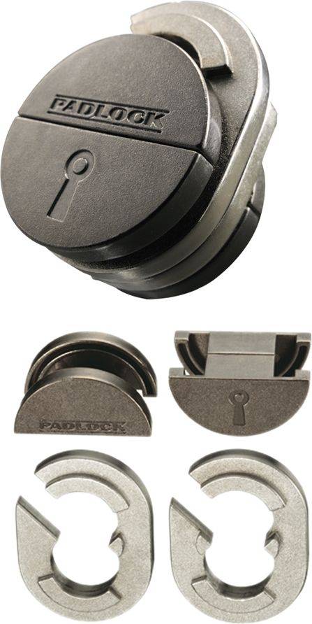 CAST PADLOCK HUZZLE