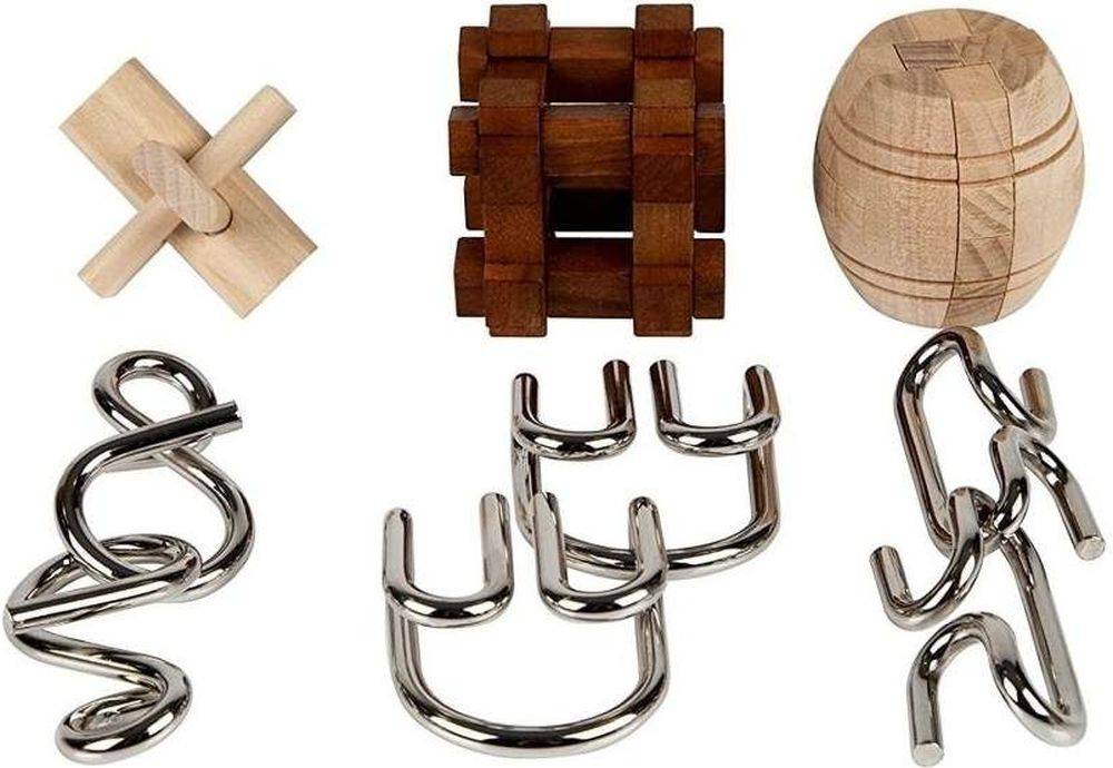 SET OF 6 OF THE BEST PUZZLES MENSA