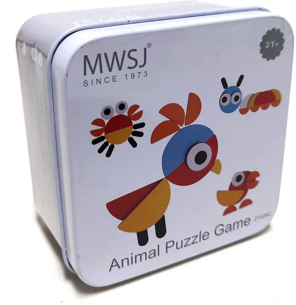 IWOOD ANIMAL PUZZLE GAME MWSJ ΤΑ ΖΩΑΚΙΑ