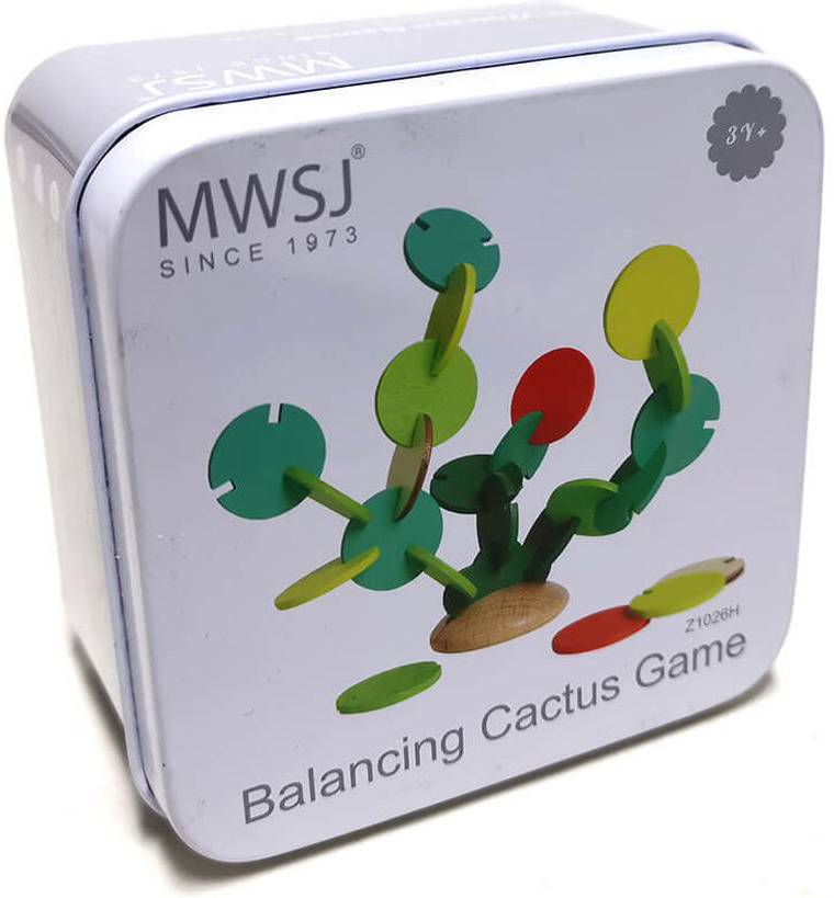 IWOOD BALANCING CACTUS GAME MWSJ Ο ΠΙΟ ΟΜΟΡΦΟΣ ΚΑΚΤΟΣ