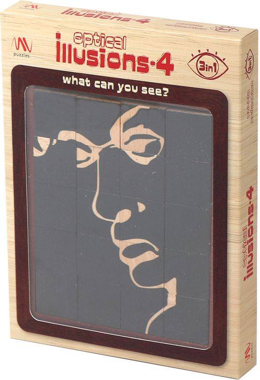 OPTICAL ILLUSION PUZZLE 3 IN 1 VOL. 4 MATHV MATHV