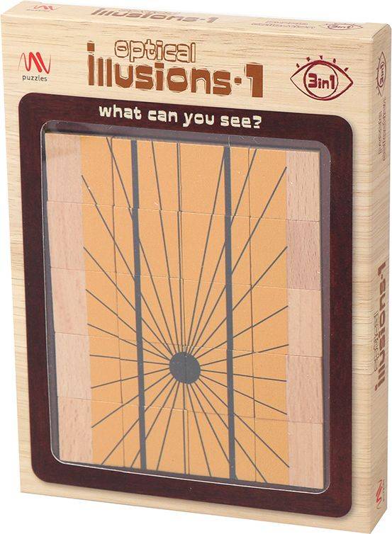 OPTICAL ILLUSION PUZZLE 3 IN 1 VOL. 1 MATHV MATHV