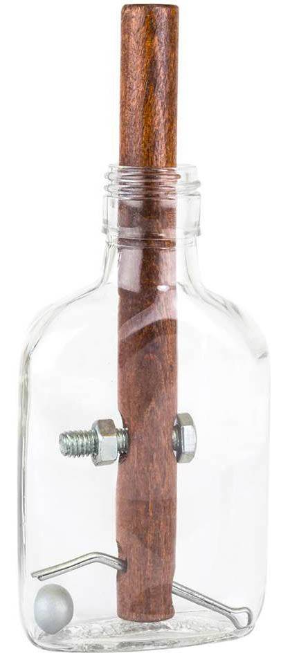 PROFESSOR PUZZLE CHURCHILL`S CIGAR AND WHISKY BOTTLE PROFESSOR PUZZLE