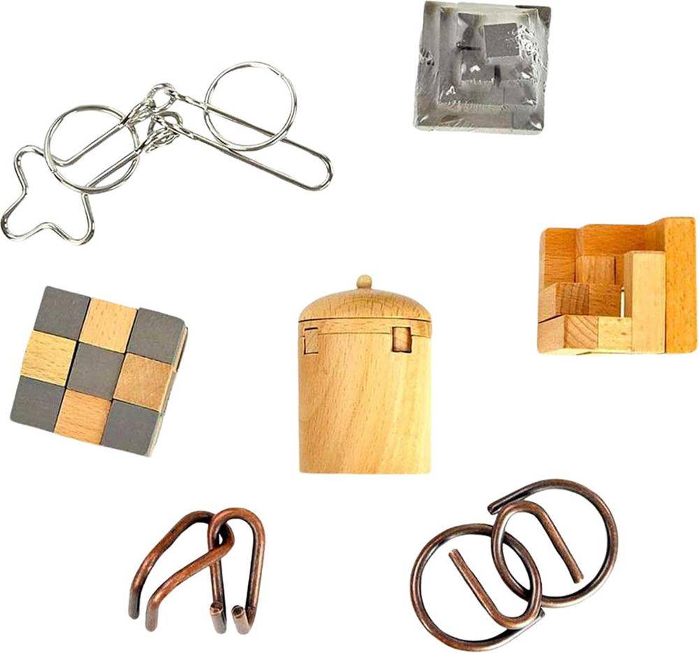 SEVEN WONDERS OF THE WORLD PROFESSOR PUZZLE SET OF 7