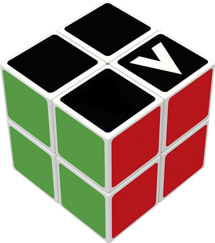 2 WHITE FLAT V CUBE V-CUBE