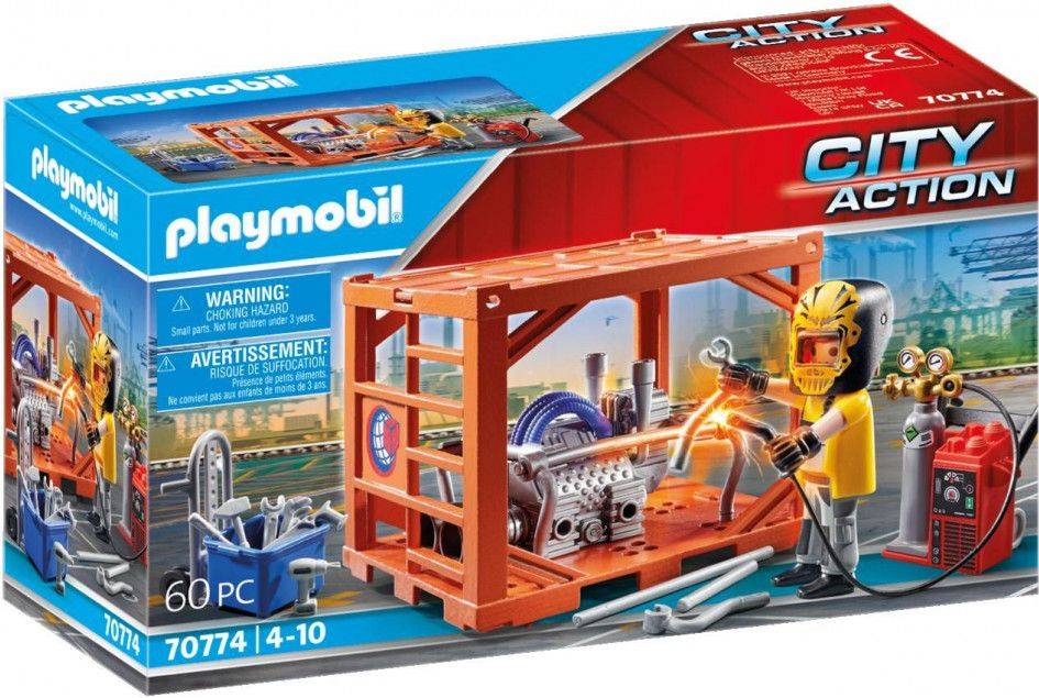 PLAYMOBIL 70774 ΚΑΤΑΣΚΕΥΑΣΤΗΣ CONTAINER PLAYMOBIL