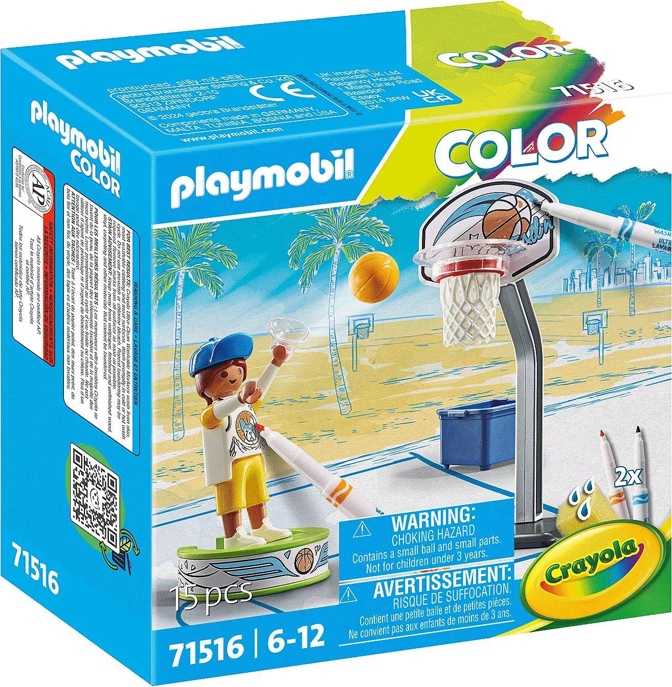 PLAYMOBIL 71516 PLAYMOBIL COLOR: ΠΡΟΠΟΝΗΣΗ ΜΠΑΣΚΕΤ PLAYMOBIL