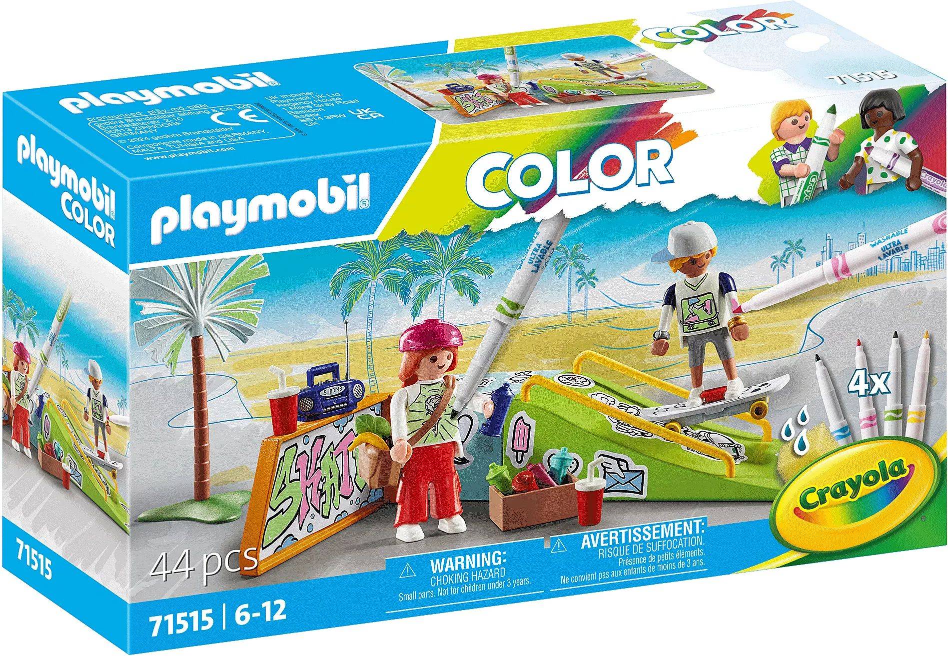 PLAYMOBIL 71515 PLAYMOBIL COLOR: ΠΑΡΚΟ SKATE φωτογραφία