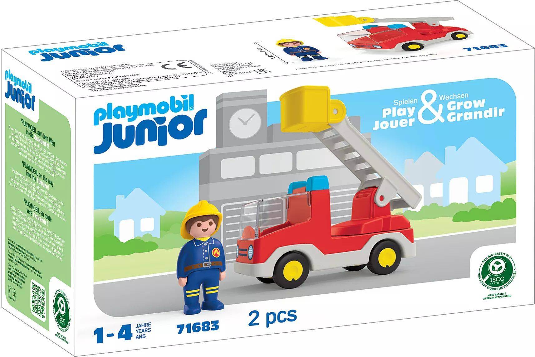 PLAYMOBIL 71683 JUNIOR: ΠΥΡΟΣΒΕΣΤΗΣ ΜΕ ΚΛΙΜΑΚΟΦΟΡΟ ΟΧΗΜΑ PLAYMOBIL