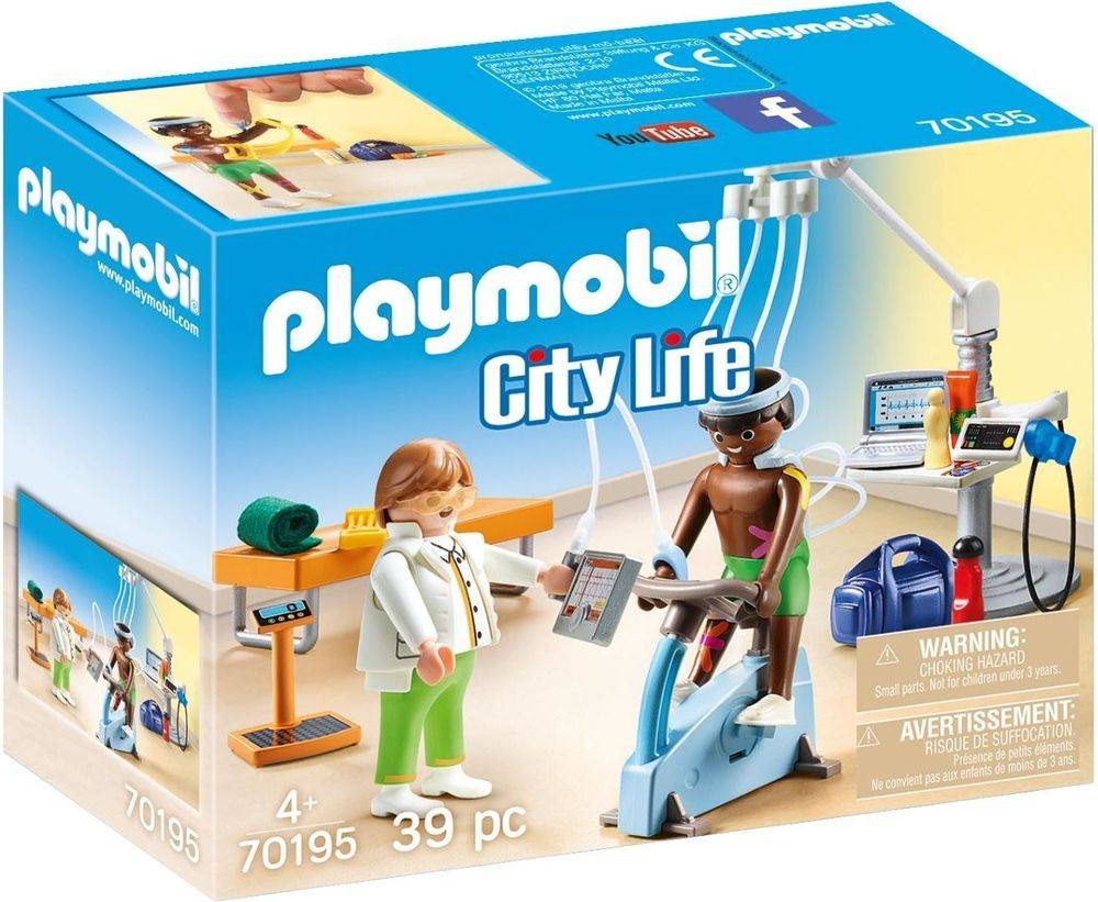 PLAYMOBIL 70195 ΚΕΝΤΡΟ ΦΥΣΙΟΘΕΡΑΠΕΙΑΣ PLAYMOBIL