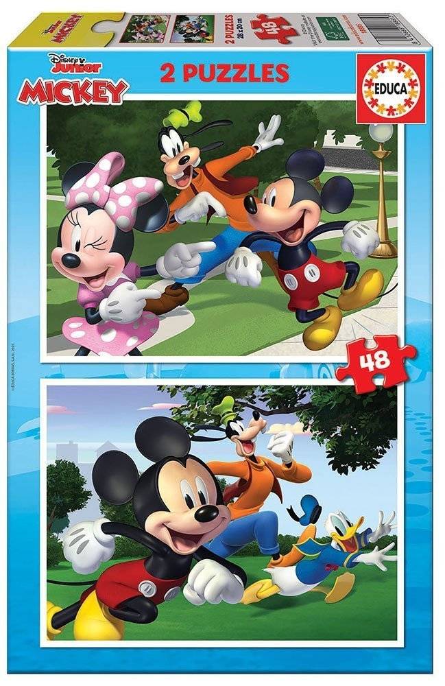 ΠΑΖΛ EDUCA MICKEY - FRIENDS 2 X 48 TMX