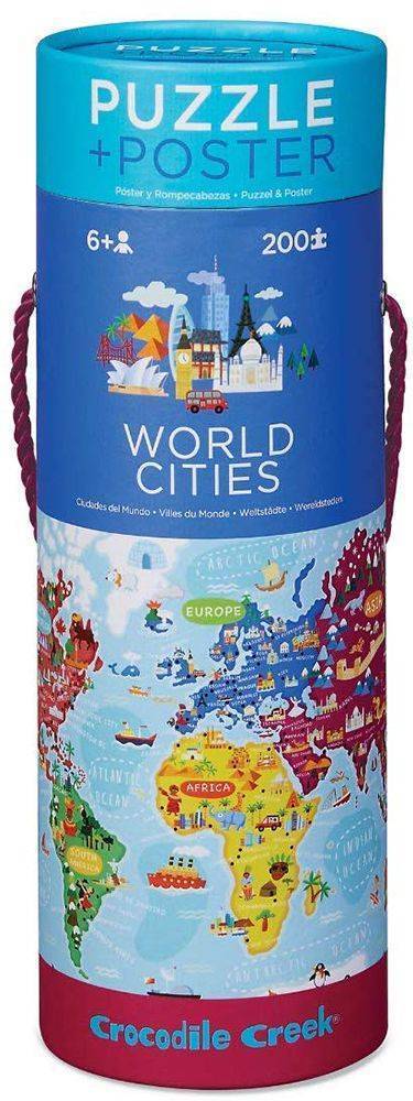 CROCODILE CREEK ΠΑΖΛ-ΠΟΣΤΕΡ CROCODILE CREEK ΠΟΛΕΙΣ ΤΟΥ ΚΟΣΜΟΥ 200 ΤΜΧ