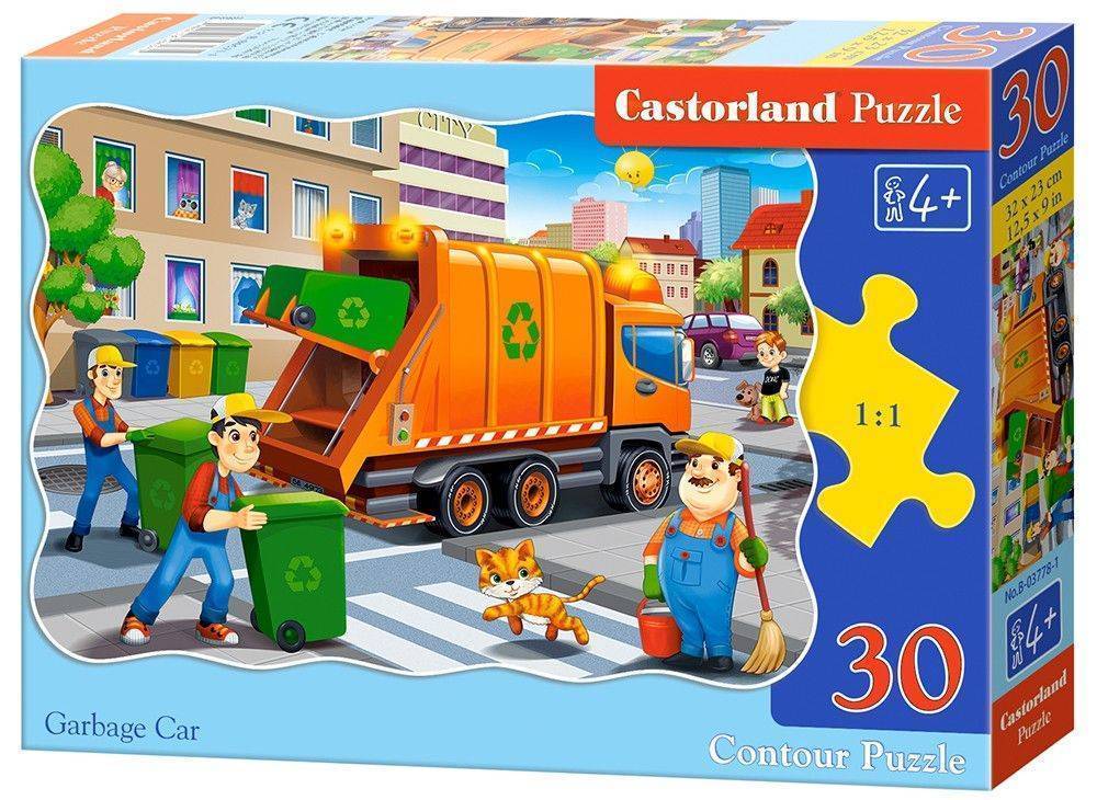 ΠΑΖΛ CASTORLAND GARBAGE CAR 30 TMX CASTORLAND