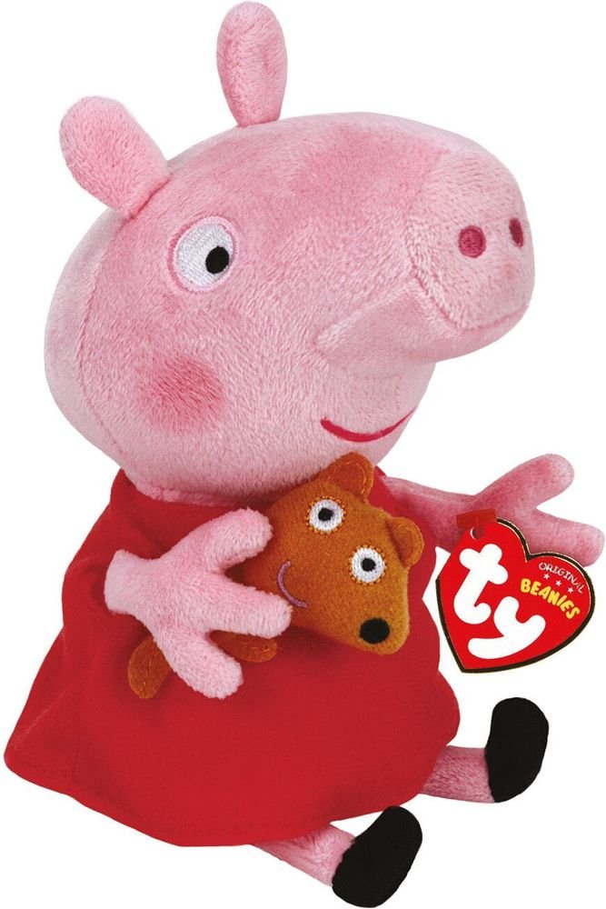 TY ΧΝΟΥΔΩΤΟ TY BEANIE BABIES PEPPA PIG 15ΕΚ