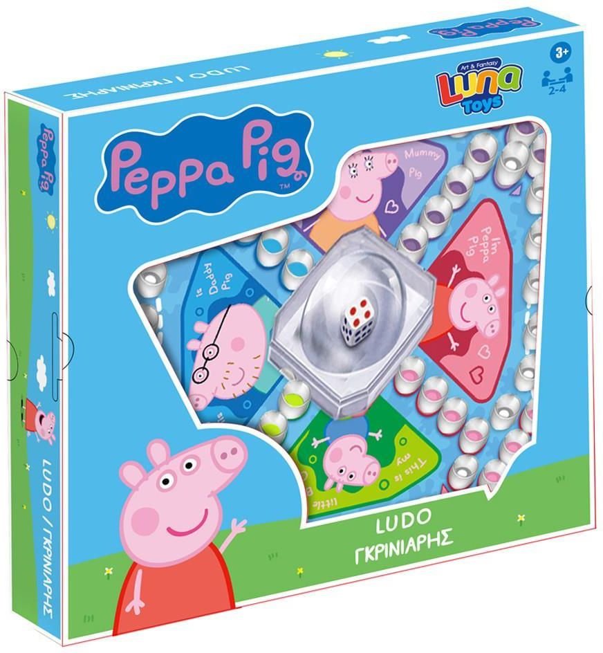 ΕΠΙΤΡΑΠΕΖΙΟ ΠΑΙΧΝΙΔΙ ΓΚΡΙΝΙΑΡΗΣ POP UP PEPPA PIG LUNA TOYS 27X27X5 ΕΚ. LUNA