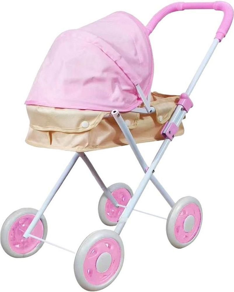 LUNA ΚΑΡΟΤΣΙ ΚΟΥΚΛΑΣ LUNA TOYS ΡΟΖ-ΜΠΕΖ