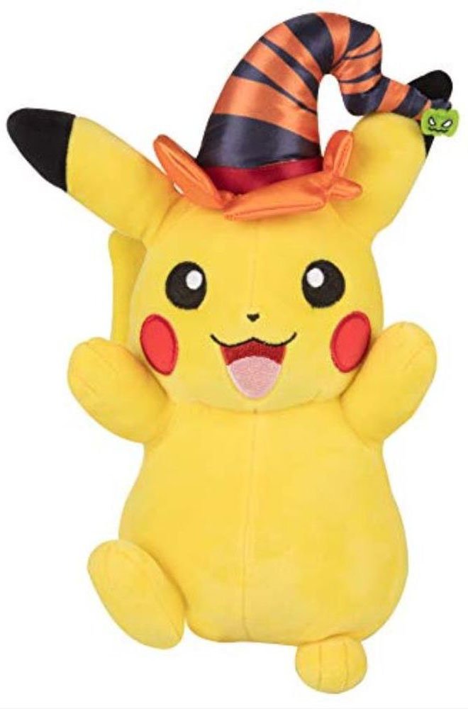 ΛΟΥΤΡΙΝ0 POKEMON HALLOWEEN - PIKACHU WITH WITCH HAT 20CM