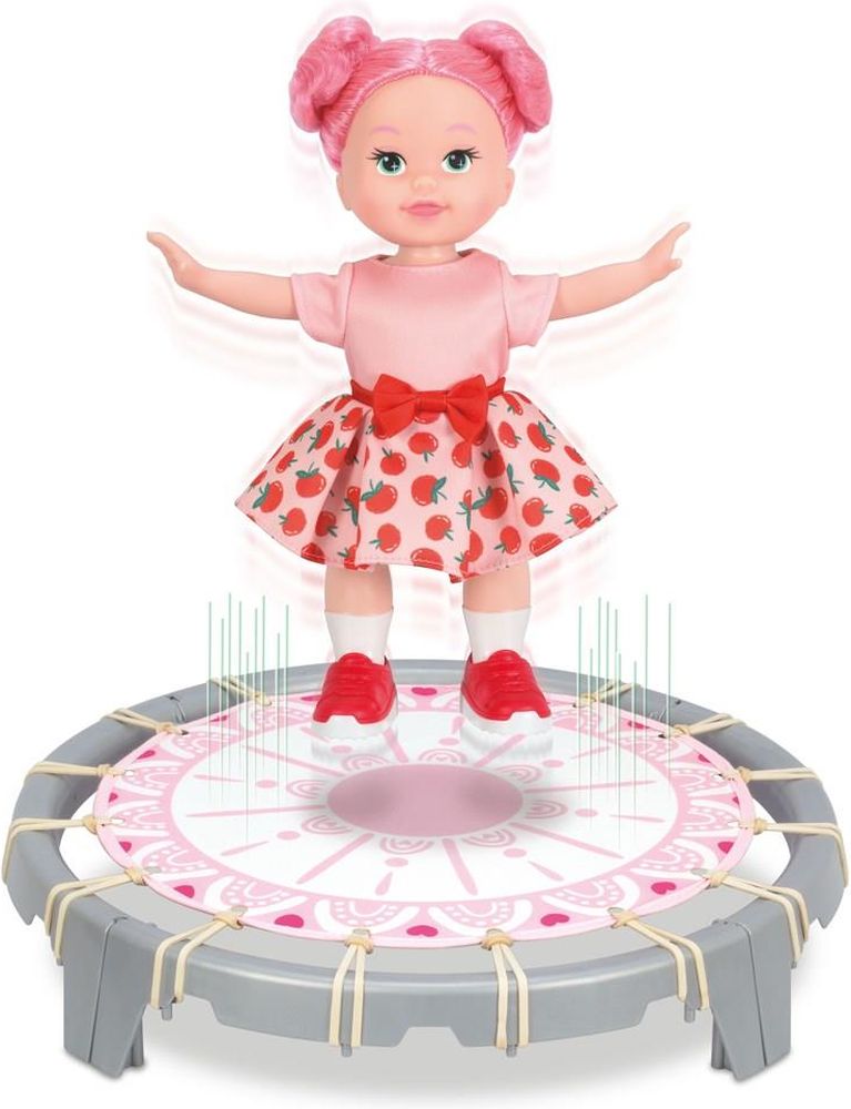 ΚΟΥΚΛΑ LUNA TOYS 25 CM ΜΕ ΤΡΑΜΠΟΛΙΝΟ LUNA