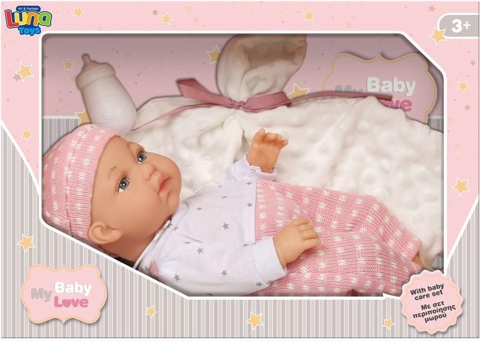 ΚΟΥΚΛΑ ΜΩΡΟ 35 CM LUNA ΜΕ ΑΞΕΣΟΥΑΡ