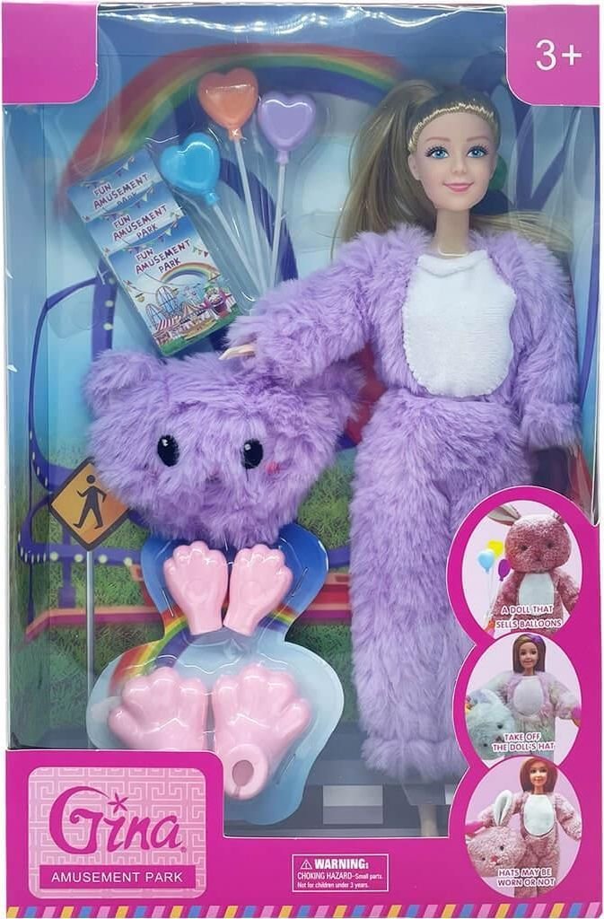 ΚΟΥΚΛΑ LUNA ΜΕ ΑΞΕΣΟΥΑΡ ΣΕ 2 ΣΧΕΔΙΑ LUNA