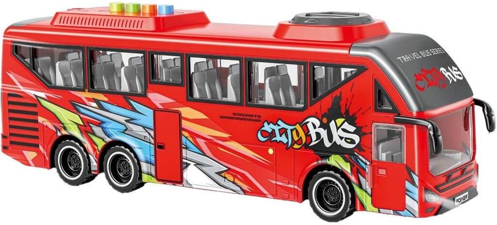 LUNA ΛΕΩΦΟΡΕΙΟ LUNA FRICTION 1:16 ΜΕ ΗΧΟ ΚΑΙ ΦΩΣ ΚΟΚΚΙΝΟ