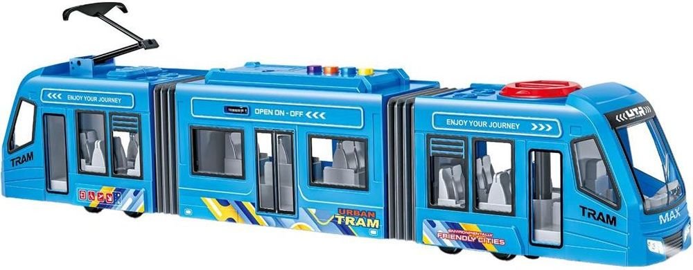 ΛΕΩΦΟΡΕΙΟ LUNA FRICTION 1:16 ΜΕ ΗΧΟ ΚΑΙ ΦΩΣ ΜΠΛΕ LUNA
