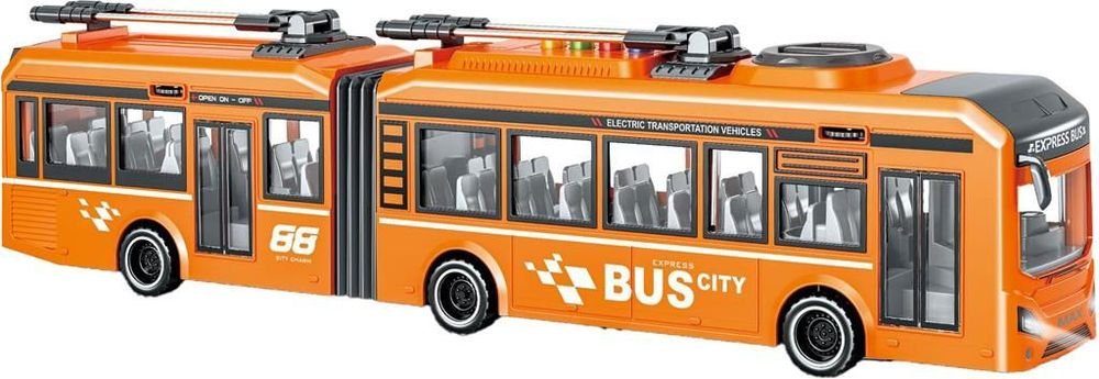 ΛΕΩΦΟΡΕΙΟ LUNA FRICTION 1:16 ΜΕ ΗΧΟ ΚΑΙ ΦΩΣ ΠΟΡΤΟΚΑΛΙ LUNA